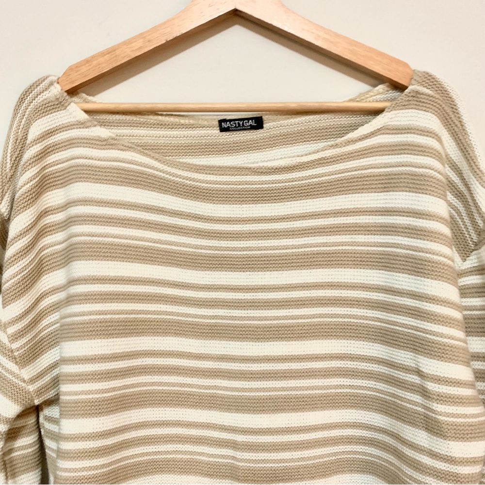 Nasty Gal Crop Sweater Top Size L View 2